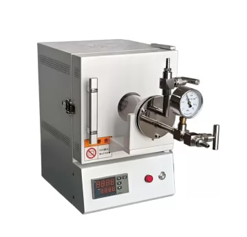 CHY-H1210 1200 degree Mini Muffle Tube Furnace 4"*4"*4" Chamber size