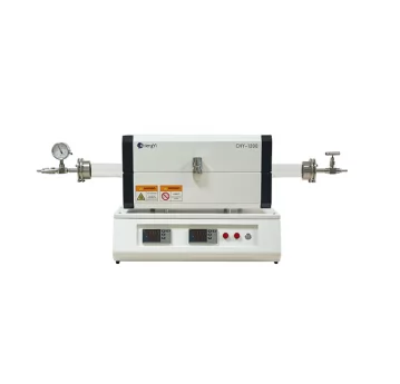 T1250S-B Laboratory 1200 degree Compact Double Zone Tube Furnace