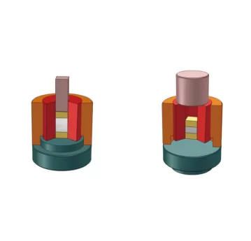 3*3-40*40mm Laboratory Square Split Die Set